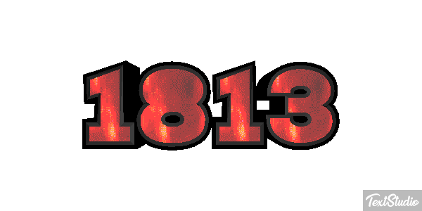 1813 Text effect