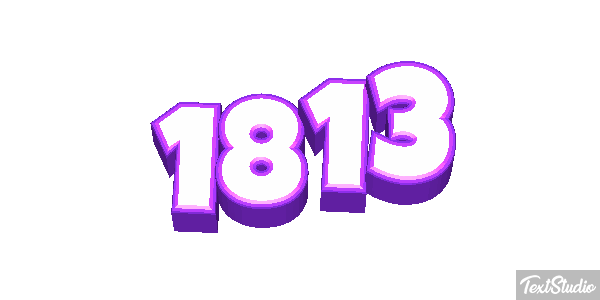 1813 Text effect