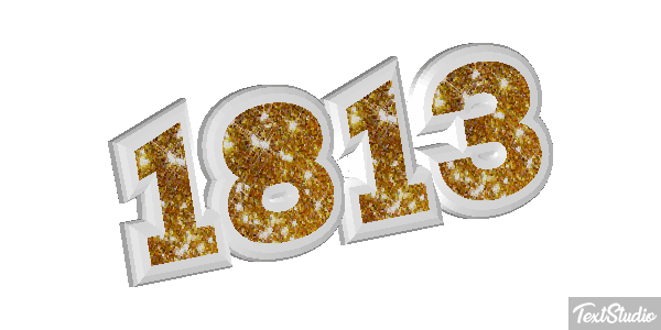 1813 Text effect