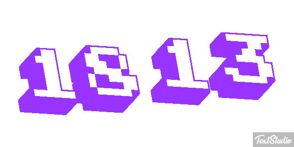 1813 Text effect