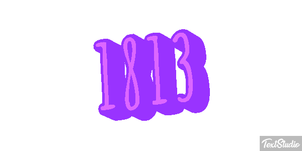 1813 Text effect