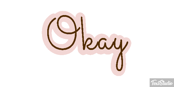 Okay Text effect