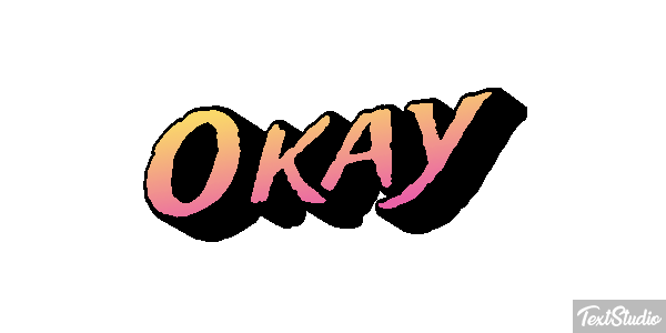 Okay Text effect
