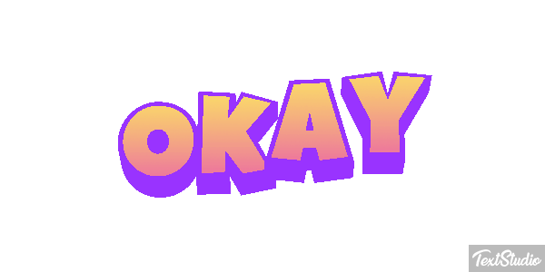Okay Text effect