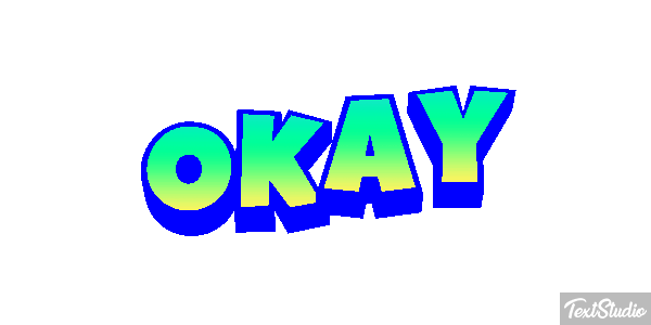 Okay Text effect