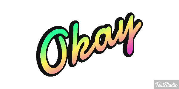 Okay Text effect