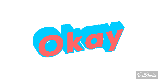 Okay Text effect