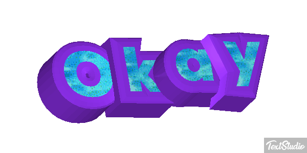 Okay Text effect