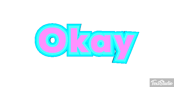 Okay Text effect