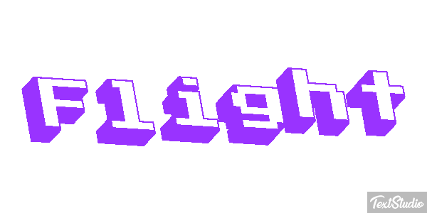 Flight Tekst effect