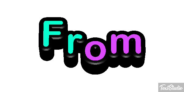 From Text effect
