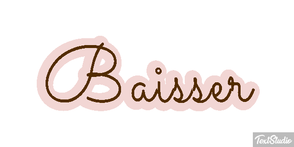 Baisser Effet de texte