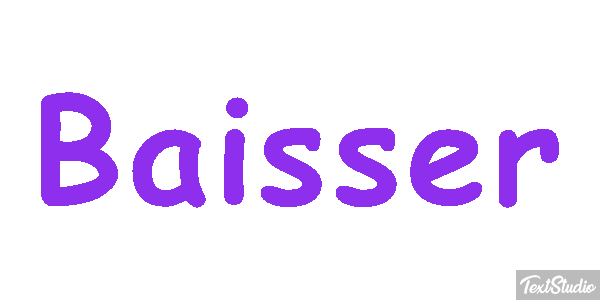 Baisser Effet de texte