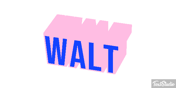 Walt Efecto de texto