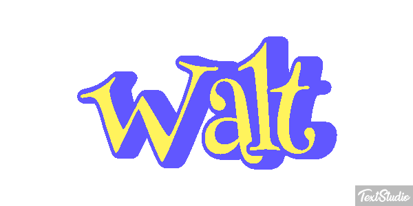 Walt Efecto de texto