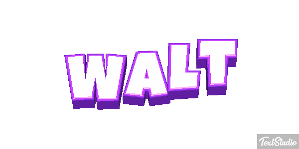 Walt Efecto de texto