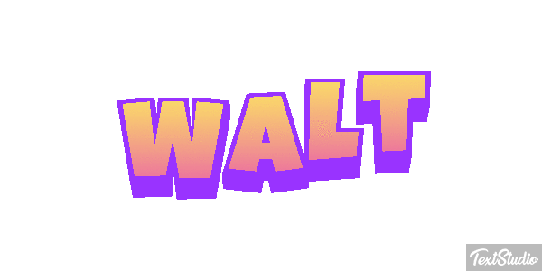 Walt Efecto de texto