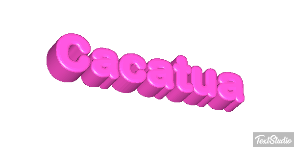 Cacatúa Efecto de texto