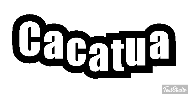 Cacatúa Efecto de texto