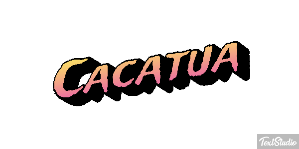 Cacatúa Efecto de texto