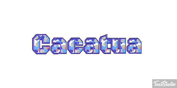 Cacatúa Efecto de texto