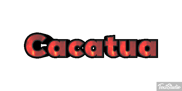 Cacatúa Efecto de texto