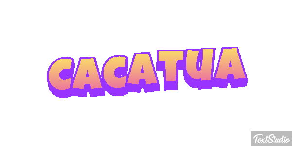 Cacatúa Efecto de texto