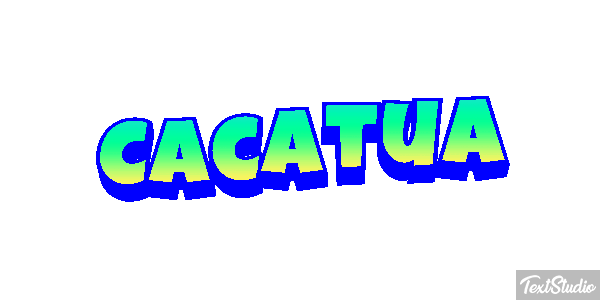 Cacatúa Efecto de texto