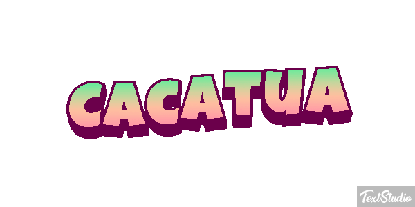 Cacatúa Efecto de texto