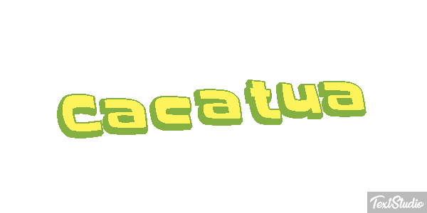 Cacatúa Efecto de texto