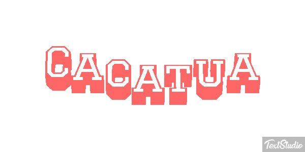 Cacatúa Efecto de texto