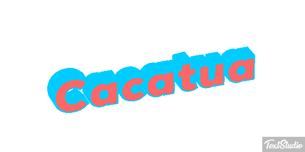 Cacatúa Efecto de texto