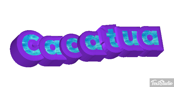 Cacatúa Efecto de texto