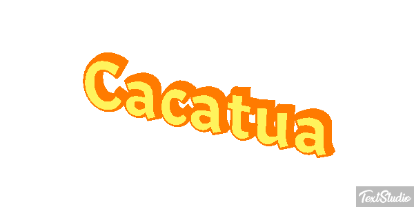 Cacatúa Efecto de texto