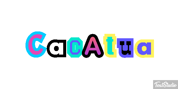 Cacatúa Efecto de texto