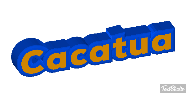 Cacatúa Efecto de texto