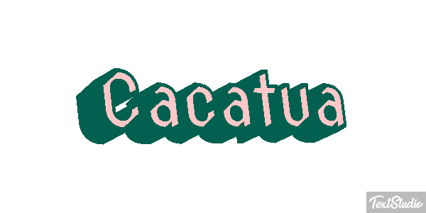 Cacatúa Efecto de texto