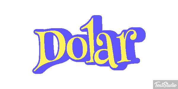 Dólar Efeito do texto