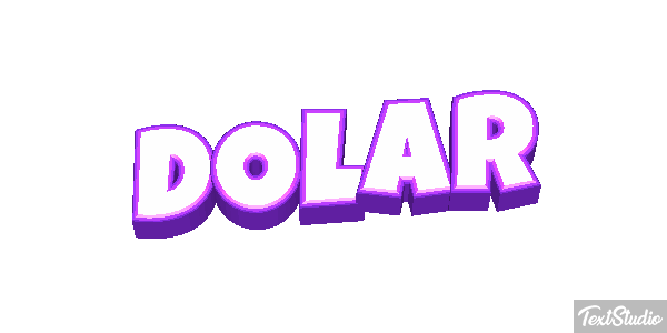 Dólar Efeito do texto