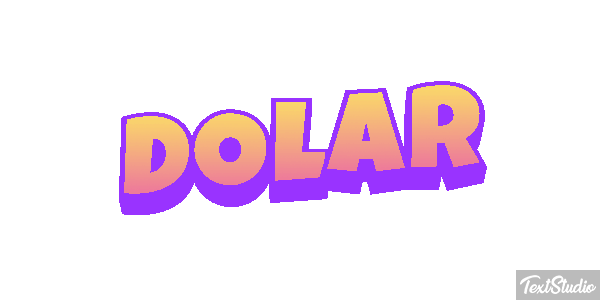 Dólar Efeito do texto