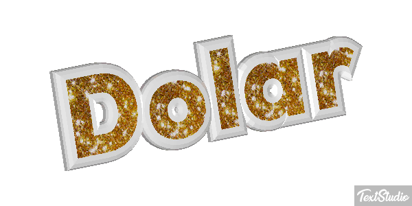 Dólar Efeito do texto