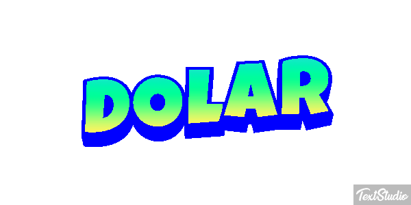 Dólar Efeito do texto