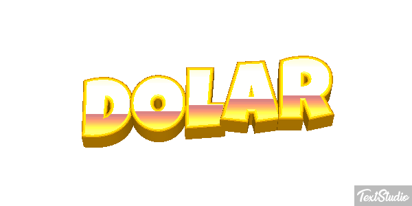 Dólar Efeito do texto