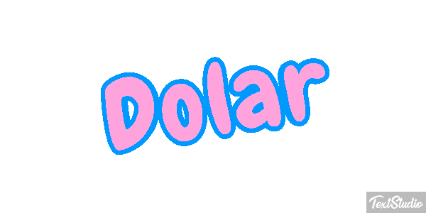 Dólar Efeito do texto