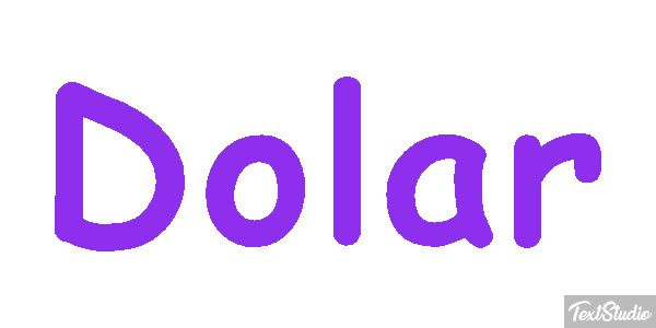 Dólar Efeito do texto