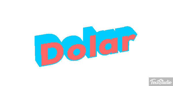 Dólar Efeito do texto
