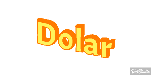 Dólar Efeito do texto