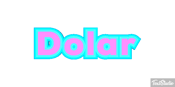 Dólar Efeito do texto