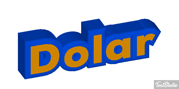 Dólar Efeito do texto