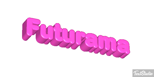 Futurama Text effect